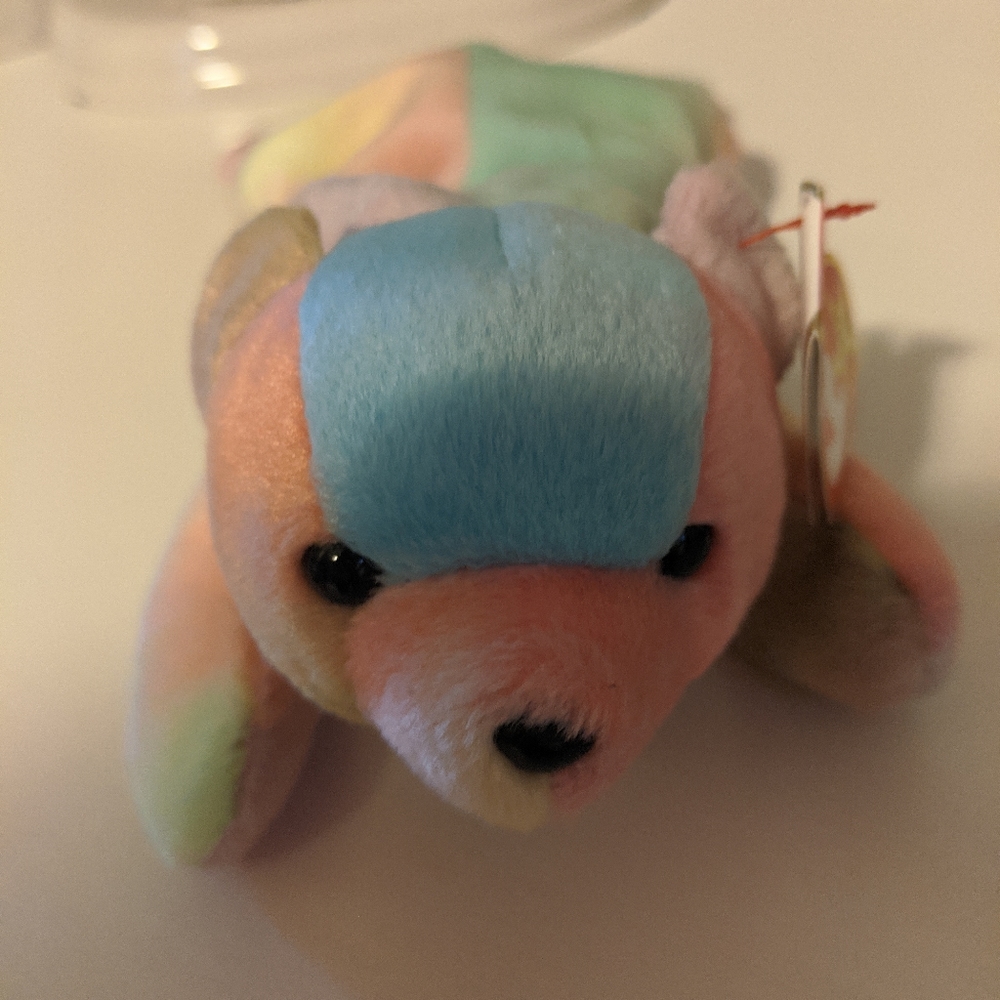 RARE Sammy beanie baby with tag errors